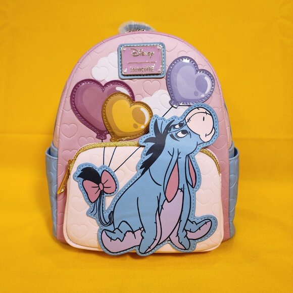 Loungefly Disney Eeyore Heart Balloons Valentines Winnie the Pooh Mini Backpack main image 6
